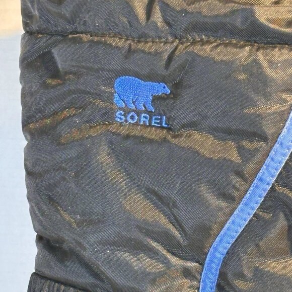 Sorel Men 7 EU 40 Black Blue Snow Winter Boots Insulated Waterproof With Strap main image 5